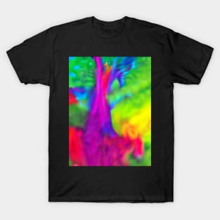 Artificial Intelligence Color Art- Retro Sunset Vintage Color Art - AI Watercolor T-Shirt